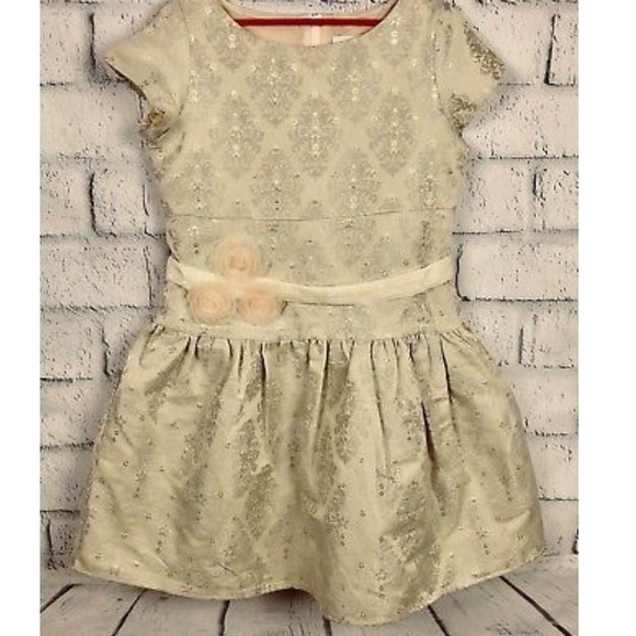 american girl gold dress